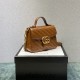 Gucci GG Marmont Small, 21, Brown, Gold Hardware, Size: 21x15x8cm, Model: 547260