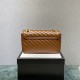 Gucci GG Marmont Medium, 26, Brown, Gold Hardware, Size: 26x15x7cm, Model: 443497