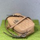 Gucci GG Marmont Geometric Medium, 24, Beige, Silver Hardware, Size: 24x13x7cm, Model: 443497