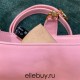 Gucci Jackie 1961, Full Leather, Imported Italian Leather, Small 27.5cm, Pink, Gold Hardware, Size: 27.5x19x4cm, Model: 636706