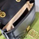 Gucci GG Marmont 18cm, Square, Black, Gold Hardware, Size: 18x13.5x8cm, Model: 739682