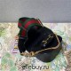 Gucci Horsebit 1955 Super Mini, 12, Black, Full Leather, Gold Hardware, Size: 12x9x4cm, Model: 699760