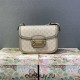 Gucci Beige White, Oatmeal Color, Horsebit 1955 Large, Model: 602204, Size: 25x18x8cm