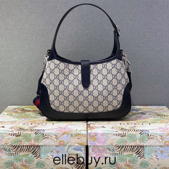 Gucci Jackie 1961, New Monogram, Silver Hardware, Color, Model: 678843, Size: 28x19x4.5cm