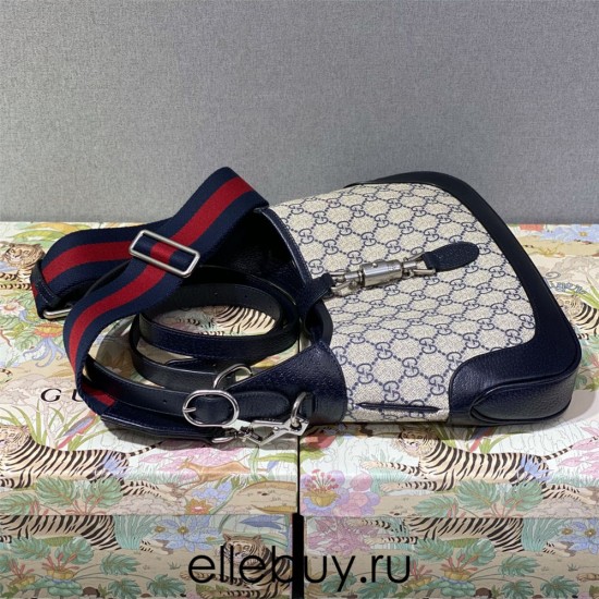 Gucci Jackie 1961, New Monogram, Silver Hardware, Color, Model: 678843, Size: 28x19x4.5cm