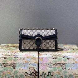 Gucci Dionysus, Blue Monogram, Model: 499623, Size: 25x13.5x7cm