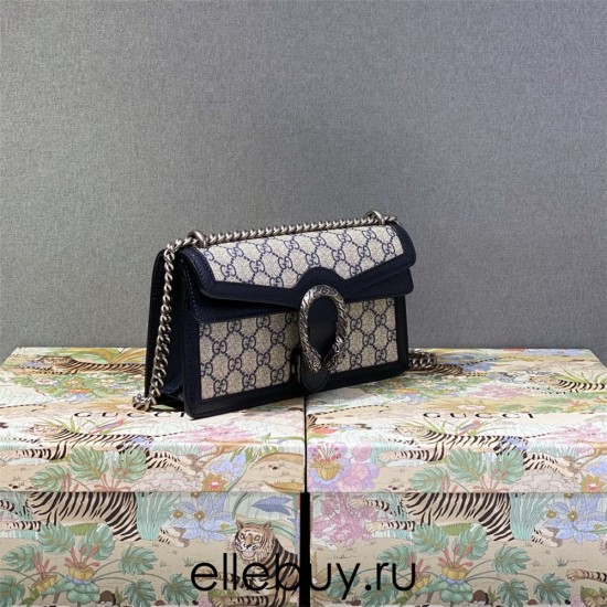 Gucci Dionysus, Blue Monogram, Model: 499623, Size: 25x13.5x7cm