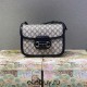 Gucci Horsebit 1955, Blue Monogram, Model: 602204, Size: 25x18x8cm