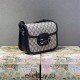 Gucci Horsebit 1955, Blue Monogram, Model: 602204, Size: 25x18x8cm