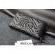 Gucci GG Marmont Wallet, Zipper Closure, Long, Black, Gold Hardware, Size: 19x9x3cm, Model: 443436