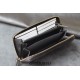 Gucci GG Marmont Wallet, Zipper Closure, Long, Black, Gold Hardware, Size: 19x9x3cm, Model: 443436