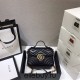 Gucci GG Marmont Mini, 21, Black, Model: 547260, Size: 21x15x8cm