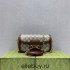 Gucci Horsebit 1955, Baguette, Monogram, Gold, Model: 735178, Size: 24x12x6cm