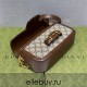 Gucci Horsebit 1955, Baguette, Monogram, Gold, Model: 735178, Size: 24x12x6cm