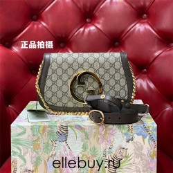 Gucci Blondie, Monogram, Brown, Model: 699268, Size: 28x16x4cm