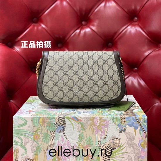 Gucci Blondie, Monogram, Brown, Model: 699268, Size: 28x16x4cm