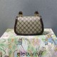 Gucci Blondie, Monogram, Brown, Small, Model: 724645, Size: 21.5x13.5x7cm