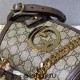 Gucci Blondie, Monogram, Brown, Small, Model: 724645, Size: 21.5x13.5x7cm