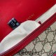 Gucci Horsebit 1955 Mini Bag, Red, Monogram, Model: 658574, Size: 20.5x14.5x5.5cm