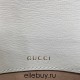 Gucci Horsebit 1955 Medium, 25, White, Full Leather, Model: 602204, Size: 25x18x8cm