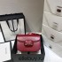 Gucci Horsebit 1955 Medium, 25, Red, Full Leather, Model: 602204, Size: 25x18x8cm