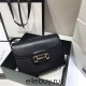 Gucci Horsebit 1955 Medium, 25, Black, Full Leather, Model: 602204, Size: 25x18x8cm