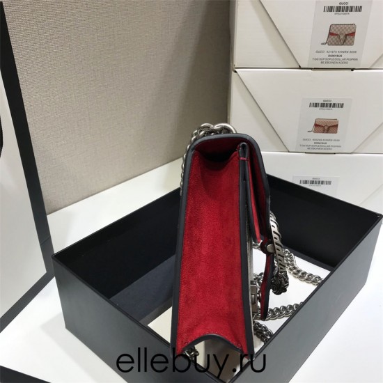 Gucci Dionysus Classic, 20, Monogram, Red, Model: 421970, Size: 20x15.5x5cm