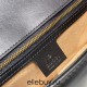 Gucci GG Marmont, 27, Black, Gold Hardware, Model: 443497, Size: 27x15x7cm