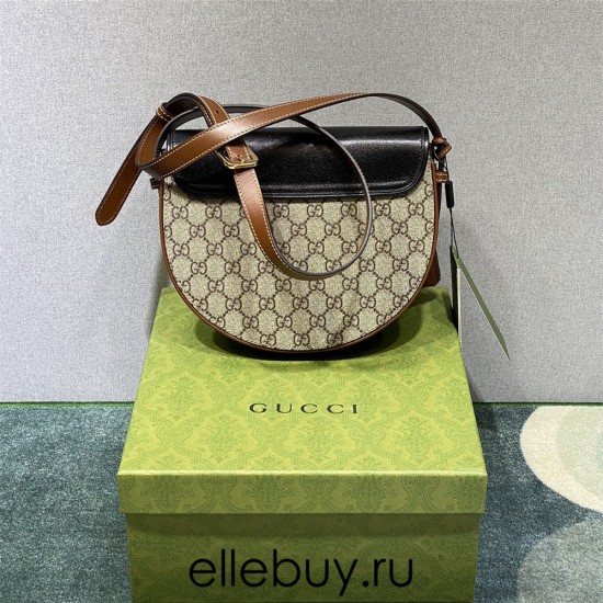 Gucci PadLock, 22, Black Monogram, Model: 644524, Size: 22x19.5x6.5cm