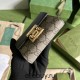 Gucci PadLock Wallet, Black Monogram, Model: 453155, Size: 12x11.5x3cm