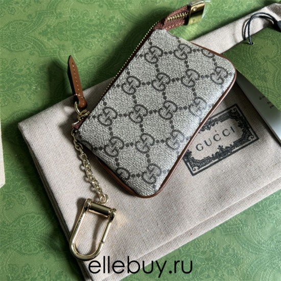 Gucci Wallet, Monogram, Model: 447964, Size: 12x7.5x1.5cm