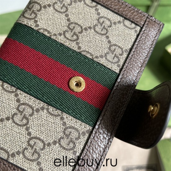 Gucci Ophidia Wallet, Monogram GG, Model: 598914, Size: 10.5x14.5cm