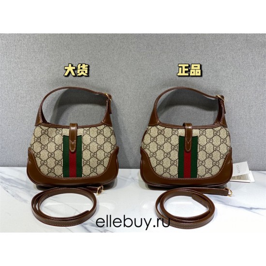 Gucci Jackie 1961, Monogram, 19cm, Model: 637092, Size: 19x13x3cm