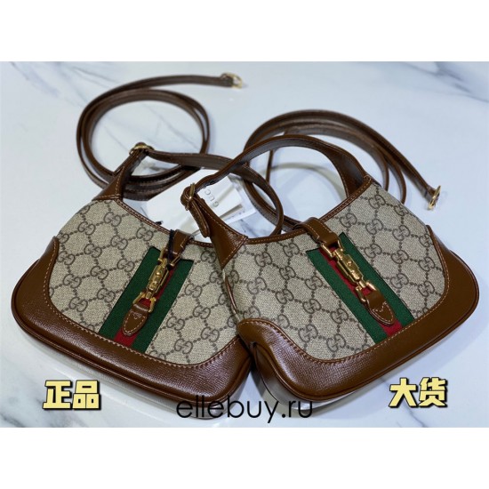 Gucci Jackie 1961, Monogram, 19cm, Model: 637092, Size: 19x13x3cm