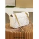 Gucci GG Marmont, 22cm, White, Model: 446744, Size: 22x13x6cm