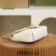 Gucci GG Marmont, 22cm, White, Model: 446744, Size: 22x13x6cm