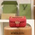 Gucci GG Marmont, 22cm, Red, Model: 446744, Size: 22x13x6cm