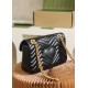 Gucci GG Marmont, 26cm, Black, Model: 443497, Size: 26x15x7cm