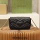 Gucci GG Marmont, 16.5cm, Black, Model: 476433, Size: 16.5x10.2x5.1cm