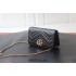 Gucci GG Marmont Mini, 18cm, Black, Model: 488426, Size: 18x10.5x4.5cm