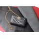 Gucci GG Marmont Mini, 18cm, Black, Model: 488426, Size: 18x10.5x4.5cm