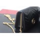 Gucci GG Marmont Mini, 18cm, Black, Model: 488426, Size: 18x10.5x4.5cm