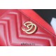 Gucci GG Marmont Mini, 18cm, Red, Model: 488426, Size: 18x10.5x4.5cm