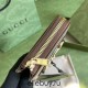 Gucci 1955 Horsebit Wallet, Brown, Monogram, Model: 644459, Size: 11x9x2.5cm