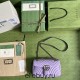 Gucci GG Marmont, Purple, 26cm, Model: 443497, Size: 26x15x7cm