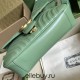 Gucci GG Marmont, Green, 26cm, Model: 443497, Size: 26x15x7cm