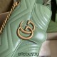 Gucci GG Marmont, Green, 23cm, Model: 446744, Size: 23x14x6cm