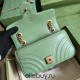 Gucci GG Marmont, Green, 23cm, Model: 446744, Size: 23x14x6cm