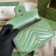 Gucci GG Marmont, Green, 16.5cm, Model: 476433, Size: 16.5x10.2x5.1cm