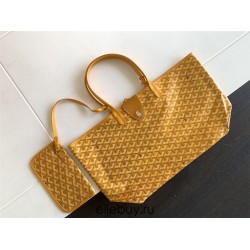 Goyard St Louis Tote Large Yellow GM40 40x34x20cm